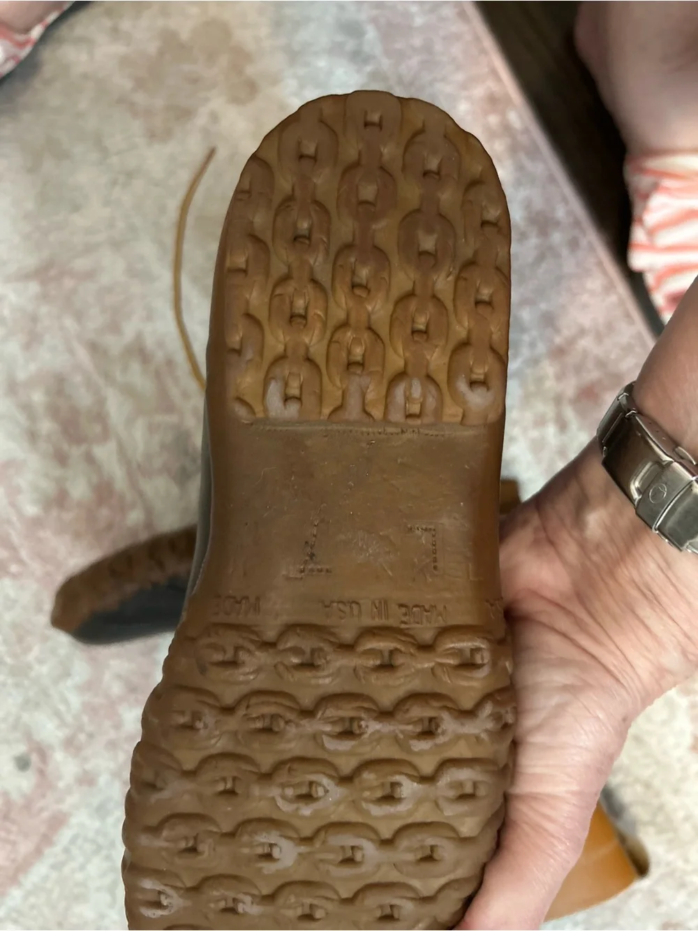 L.L. Bean Tan Leather Lace-Up Duck Boots